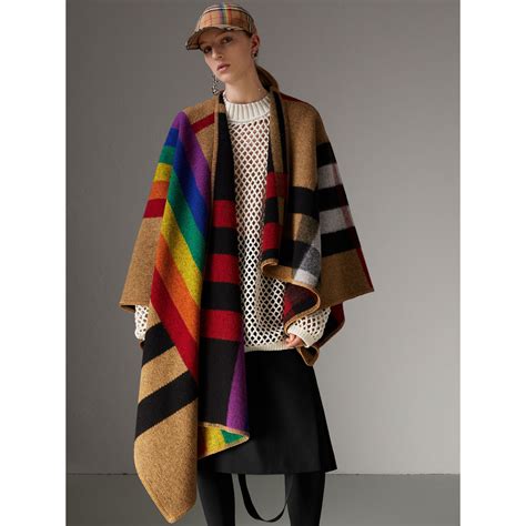 burberry poncho pride|burberry poncho website.